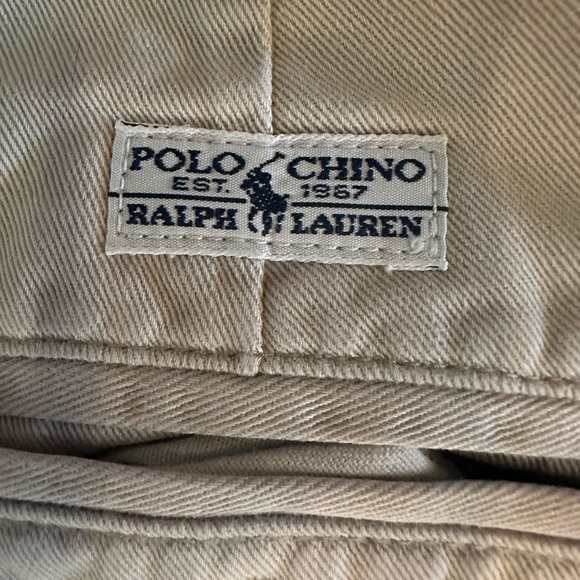 Polo Ralph Lauren Classic-Fit Flat-Front Bedford Chino Pants Khaki Size 38 - Picture 3 of 4
